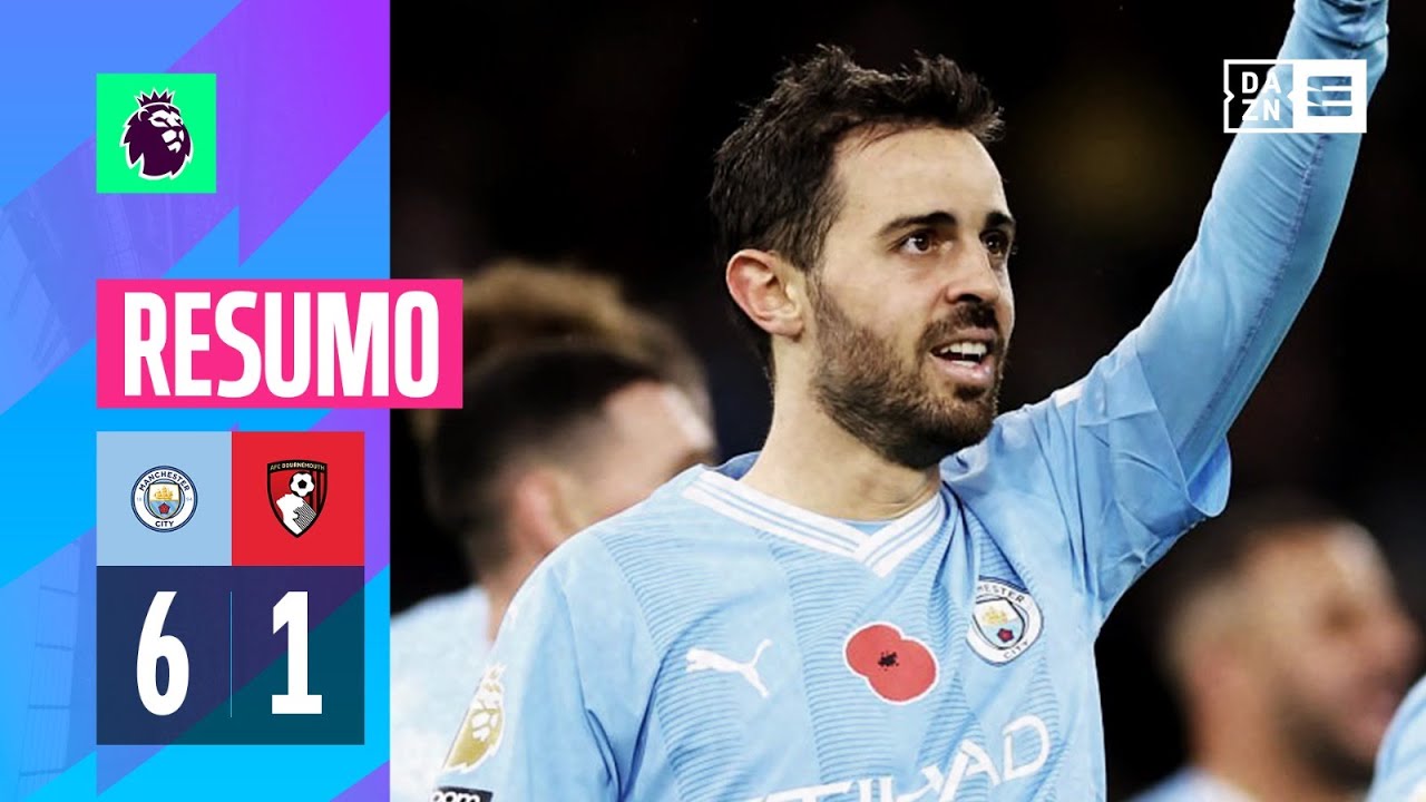 Resumo | Man. City 6-1 Bournemouth | Premier League 23/24