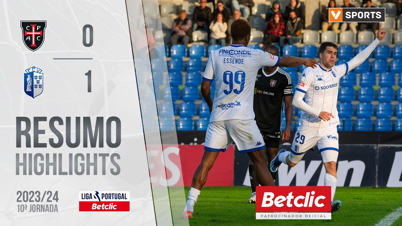 Resumo: Casa Pia 0-1 Vizela (Liga 23/24 #10)
