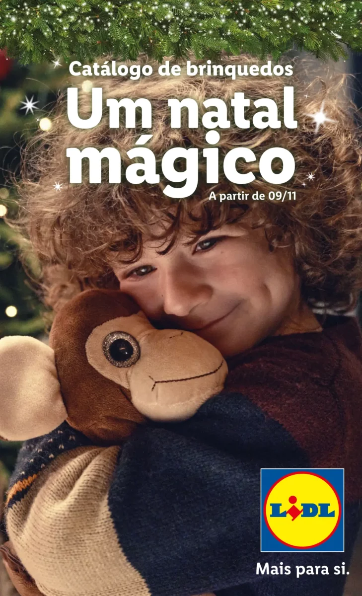 Antevis&atilde;o Folheto LiDL Brinquedos de Natal 2023