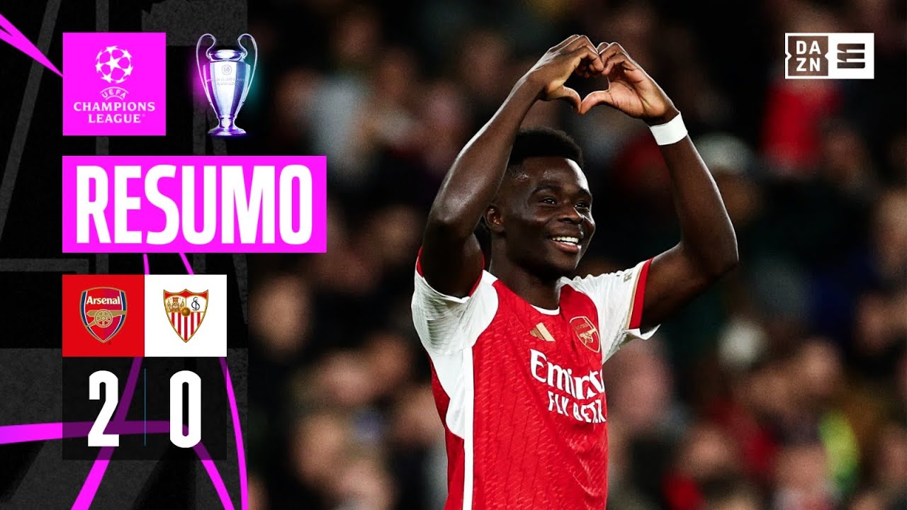 Resumo | Arsenal 2-0 Sevilla | Champions League 23/24