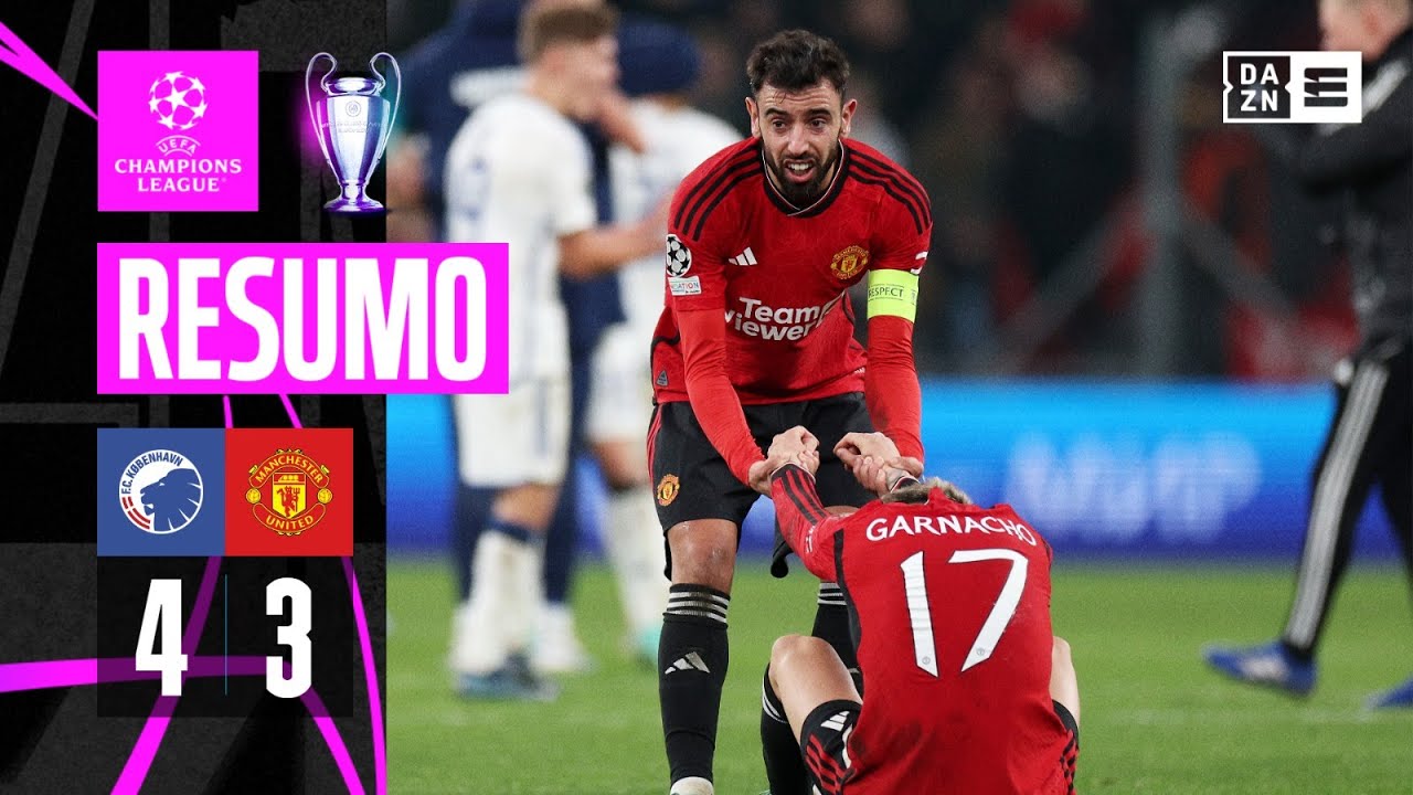 Resumo | Copenhagen 4-3 Man. United | Champions League 23/24