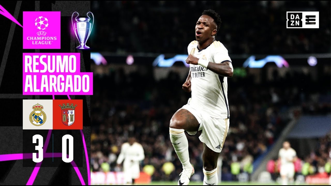 Resumo Alargado | Real Madrid 3-0 SC Braga | Champions League 23/24