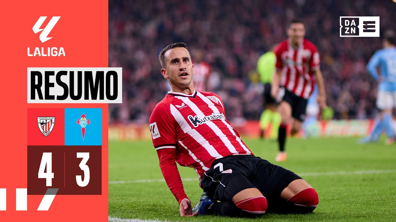 Resumo | Athletic Bilbao 4-3 Celta de Vigo | LaLiga 23/24