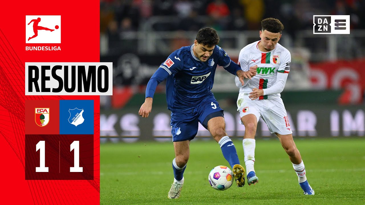 Resumo | Augsburg 1-1 Hoffenheim | Bundesliga 23/24
