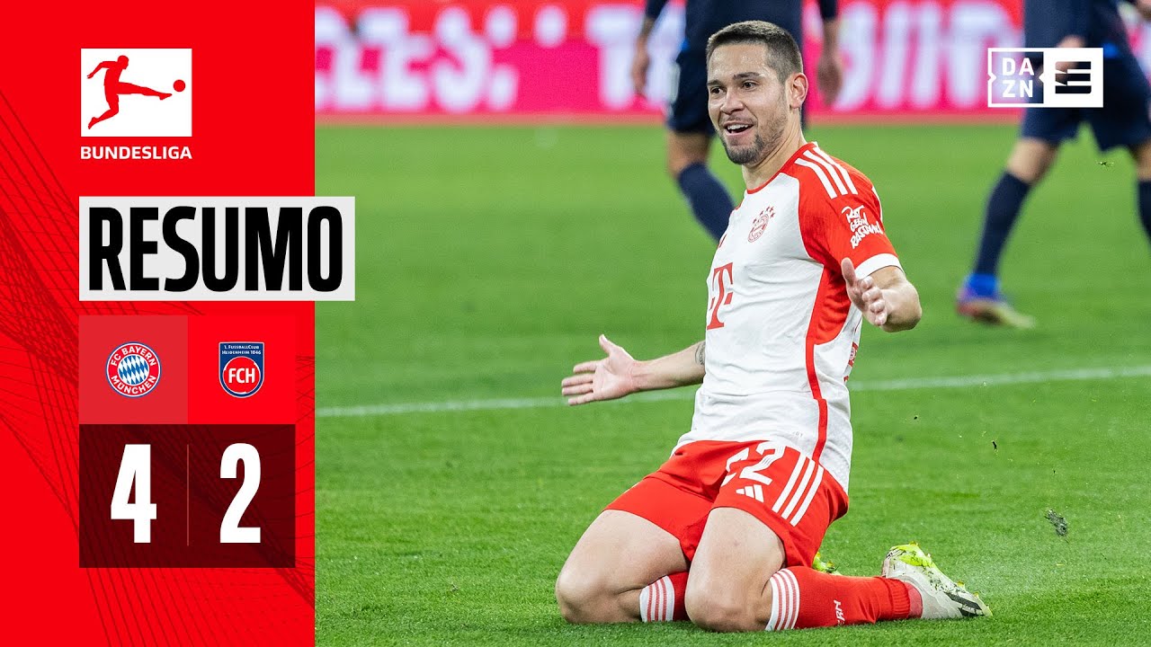 Resumo | Bayern 4-2 Heidenheim | Bundesliga 23/24