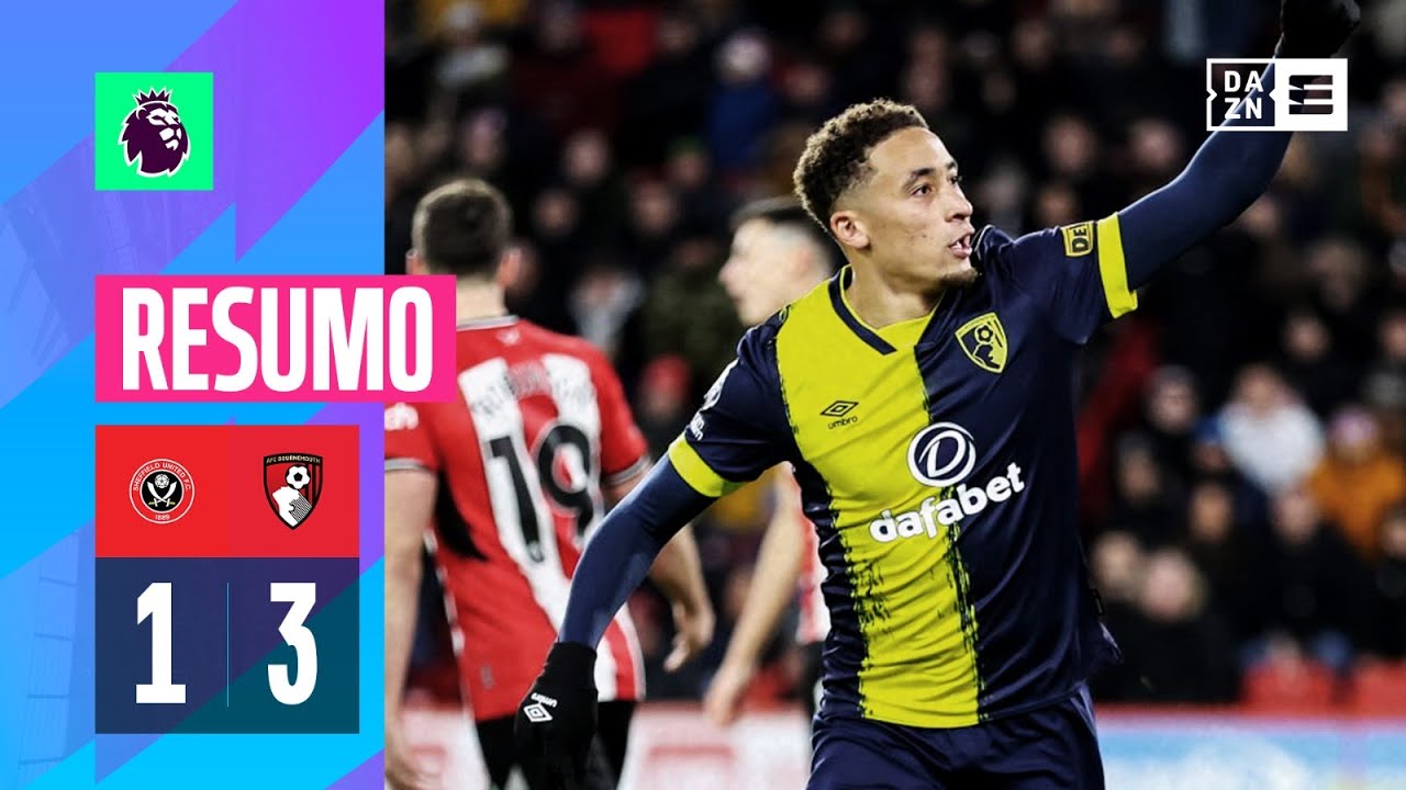Resumo | Sheffield 1-3 Bournemouth | Premier League 23/24