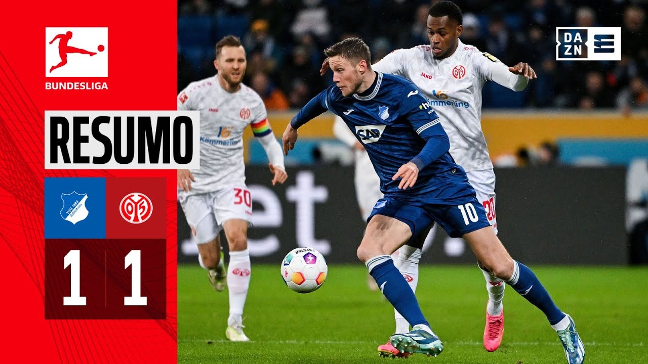 Resumo | Hoffenheim 1-1 Mainz | Bundesliga 23/24