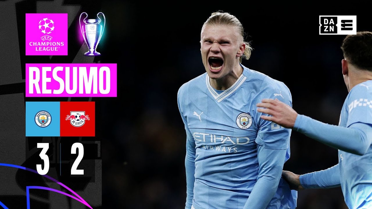 Resumo | Man. City 3-2 Leipzig | Champions League 23/24