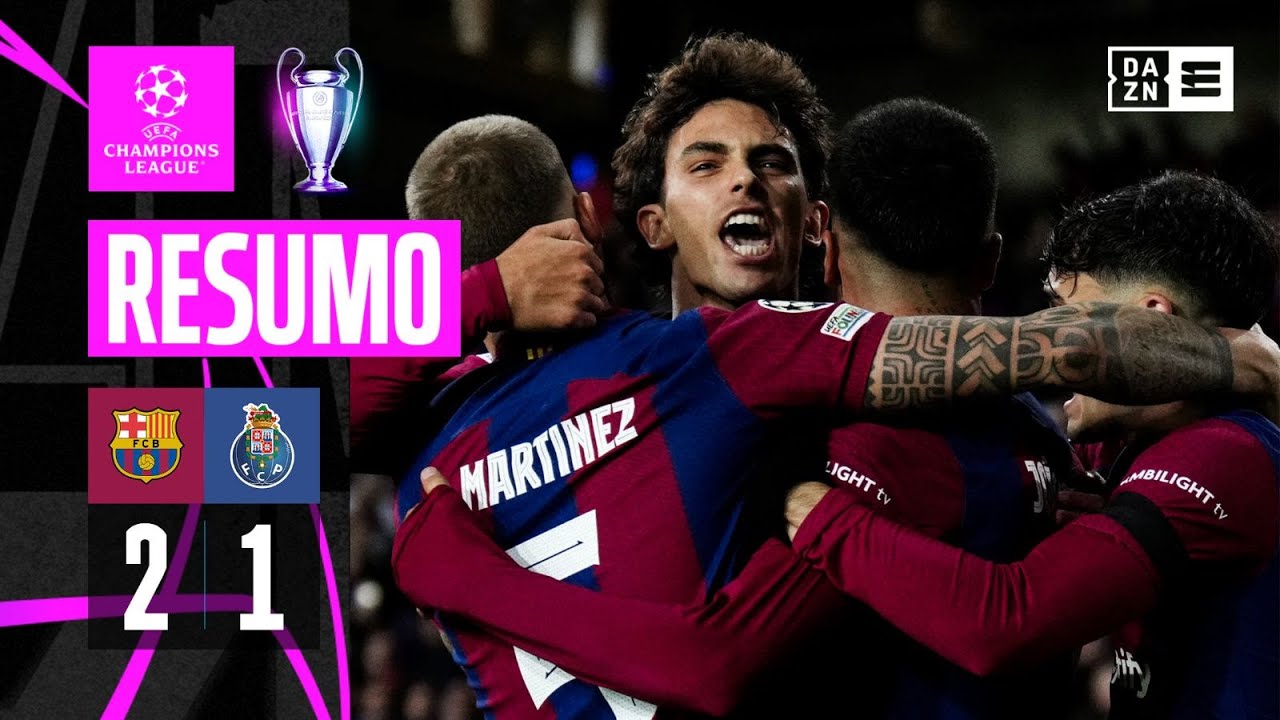Resumo | Barcelona 2-1 FC Porto | Champions League 23/24