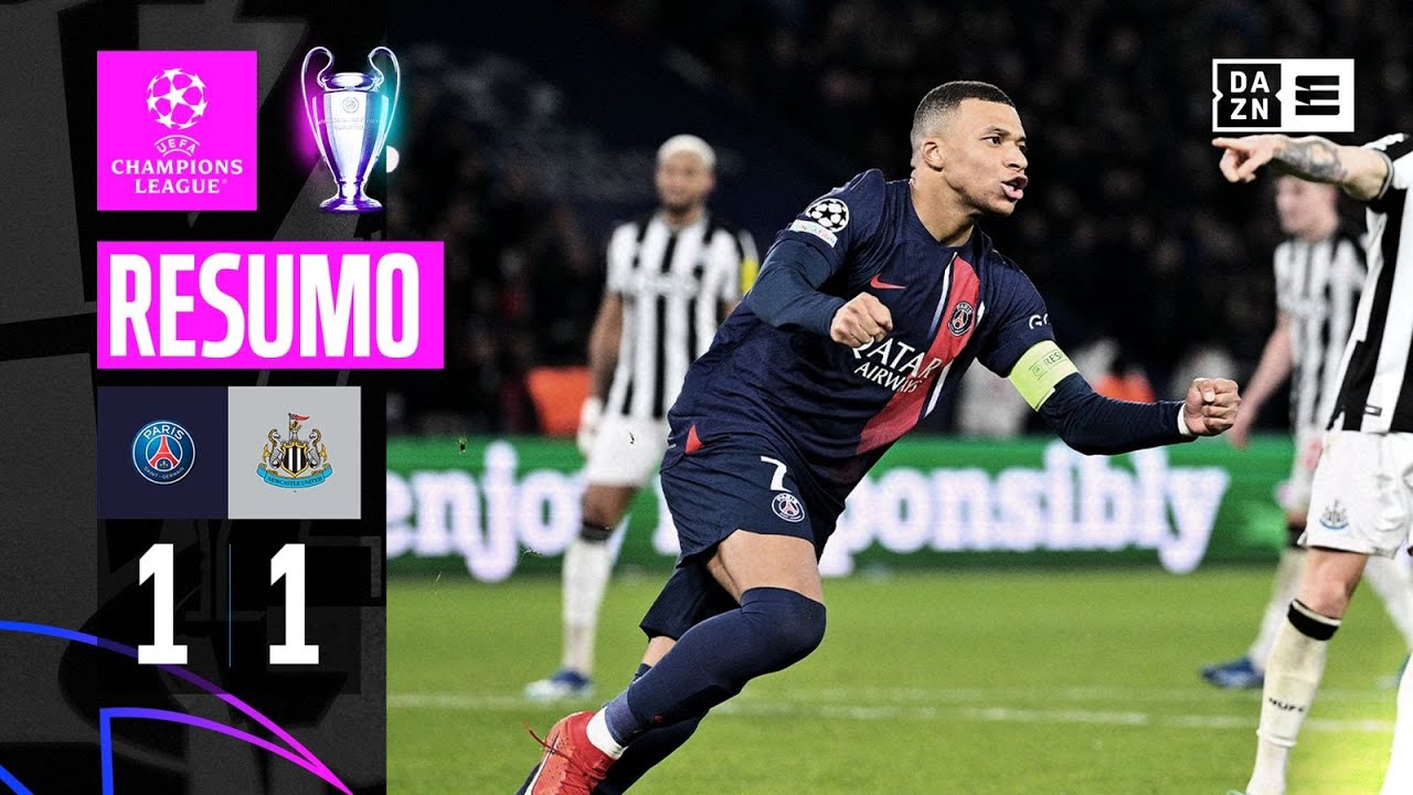 Resumo | PSG 1-1 Newcastle | Champions League 23/24