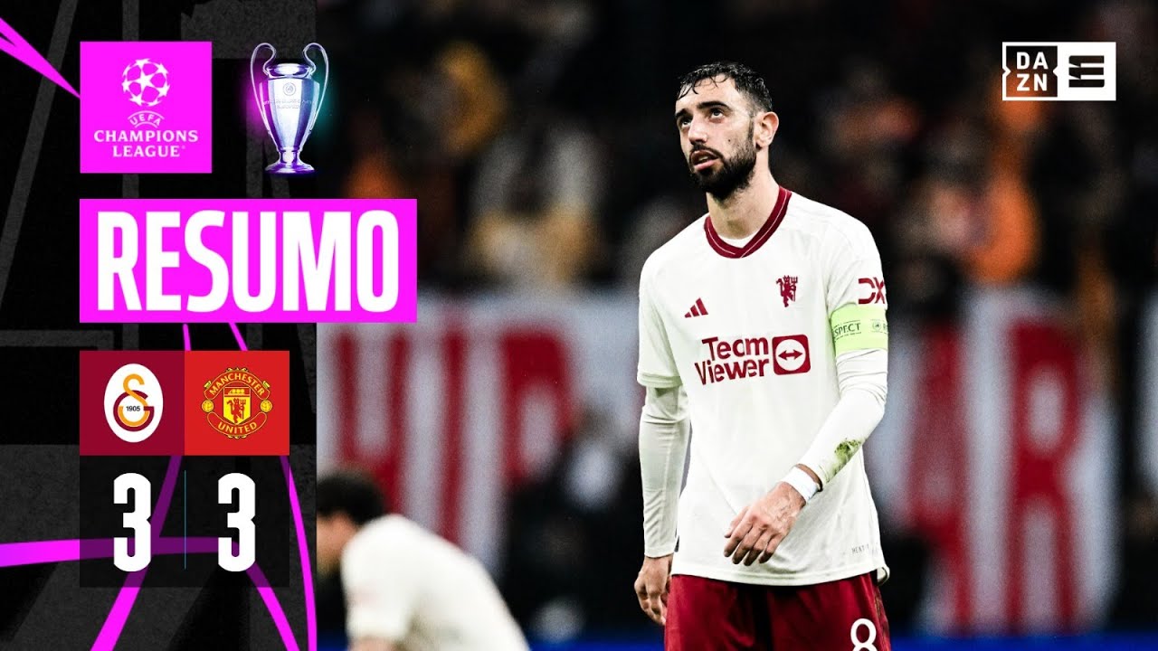 Resumo | Galatasaray 3-3 Man. United | Champions League 23/24