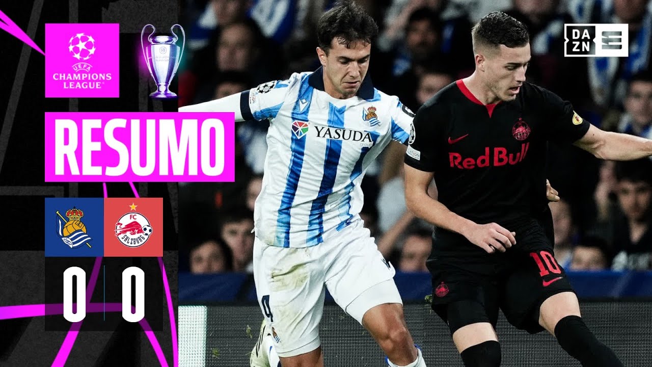 Resumo | Real Sociedad 0-0 Salzburg | Champions League 23/24