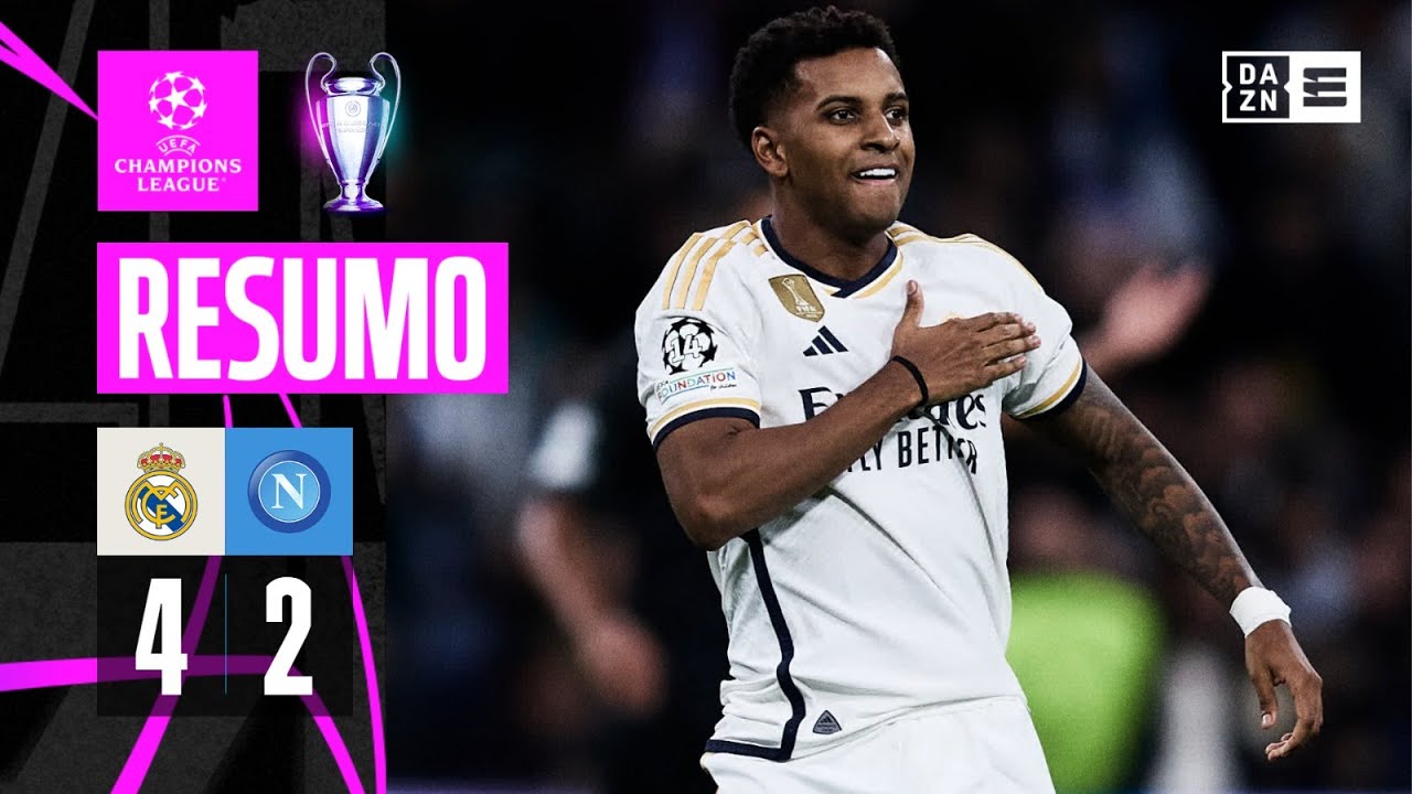 Resumo | Real Madrid 4-2 Napoli | Champions League 23/24