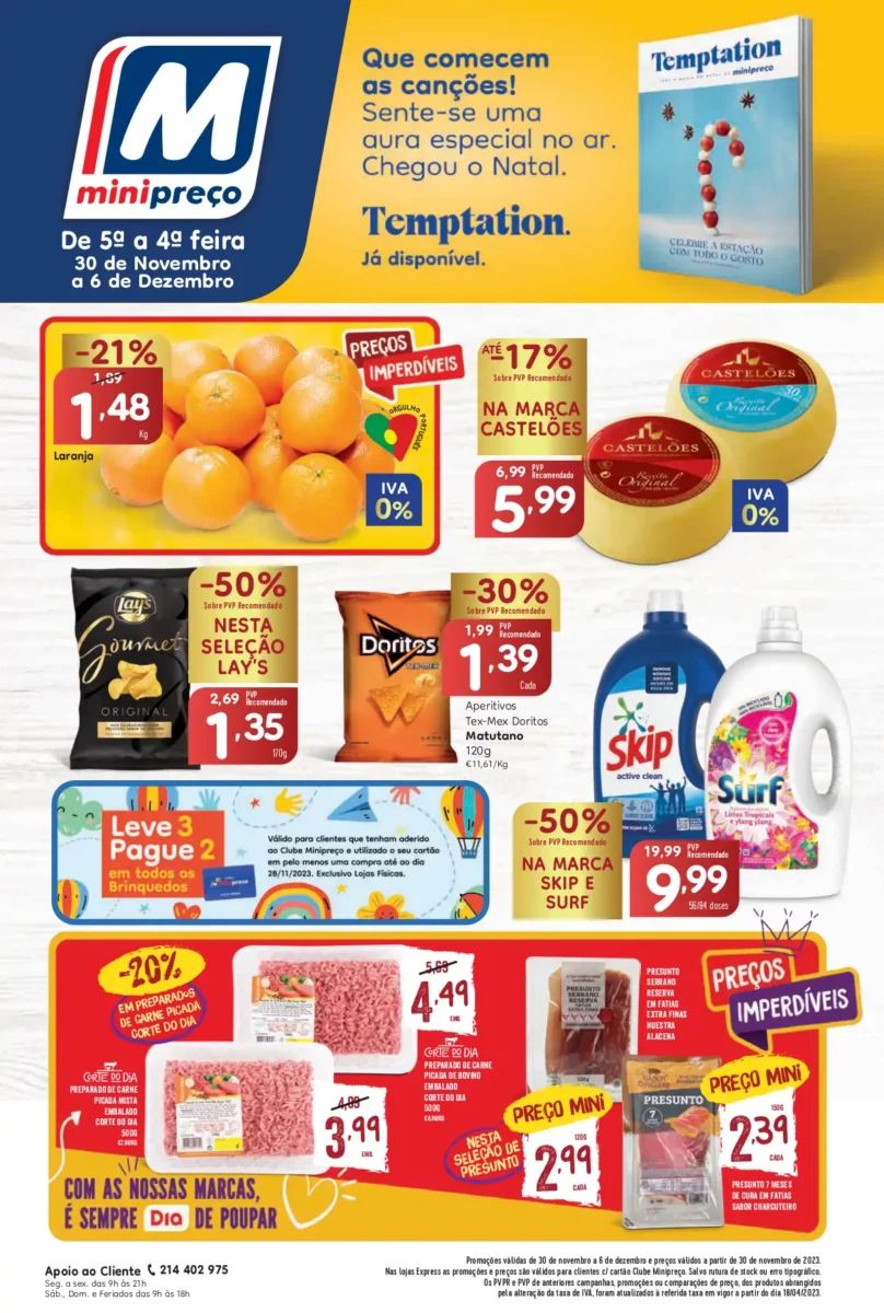 Folheto Minipre&ccedil;o (30 novembro a 6 dezembro)