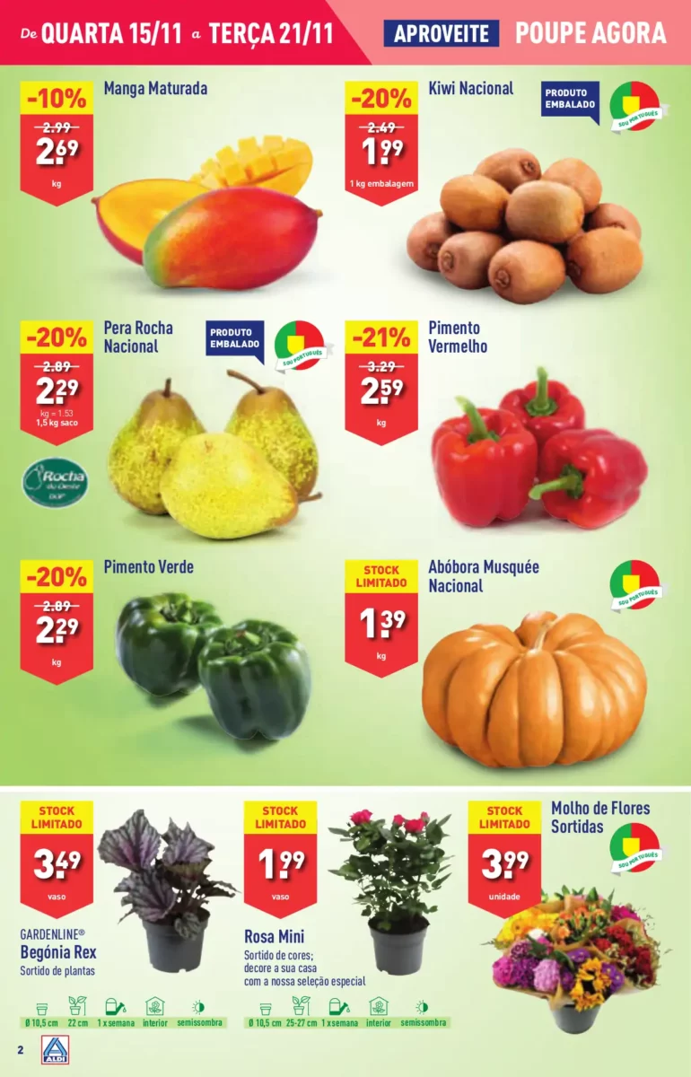 Antevis&atilde;o Folheto ALDI (15 a 21 novembro)