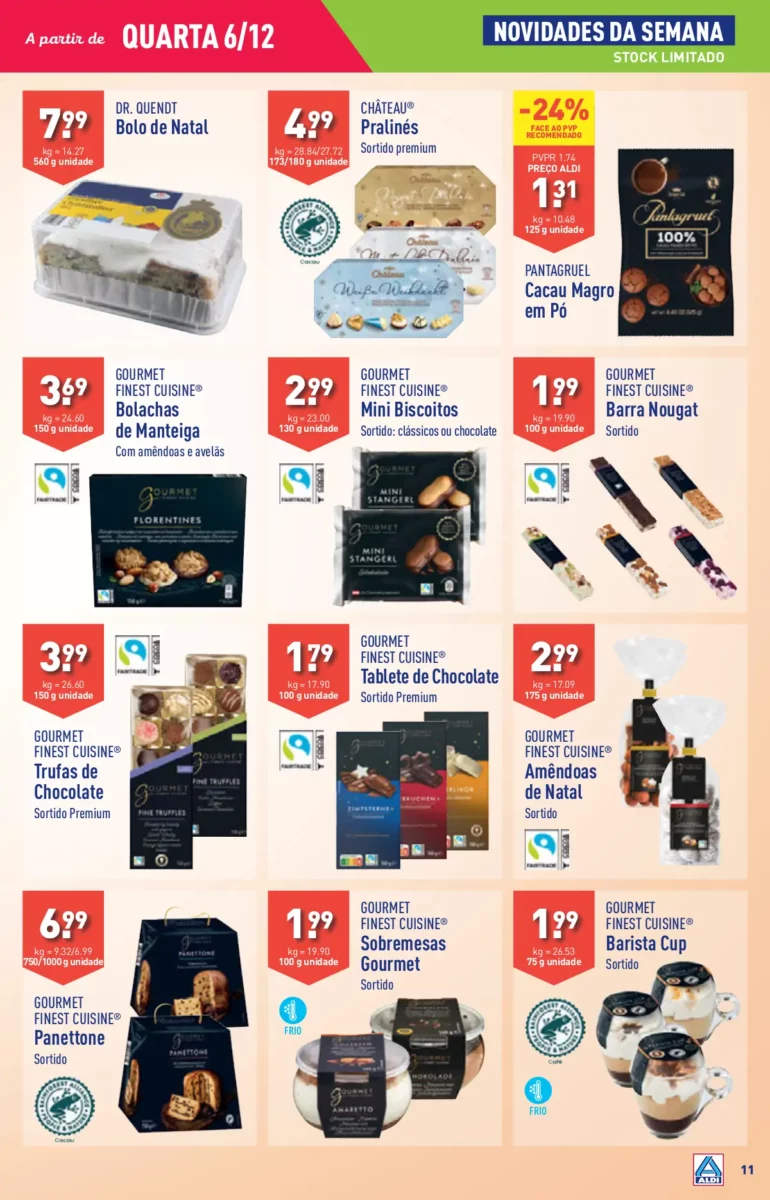 Antevis&atilde;o Folheto ALDI (6 a 12 dezembro)