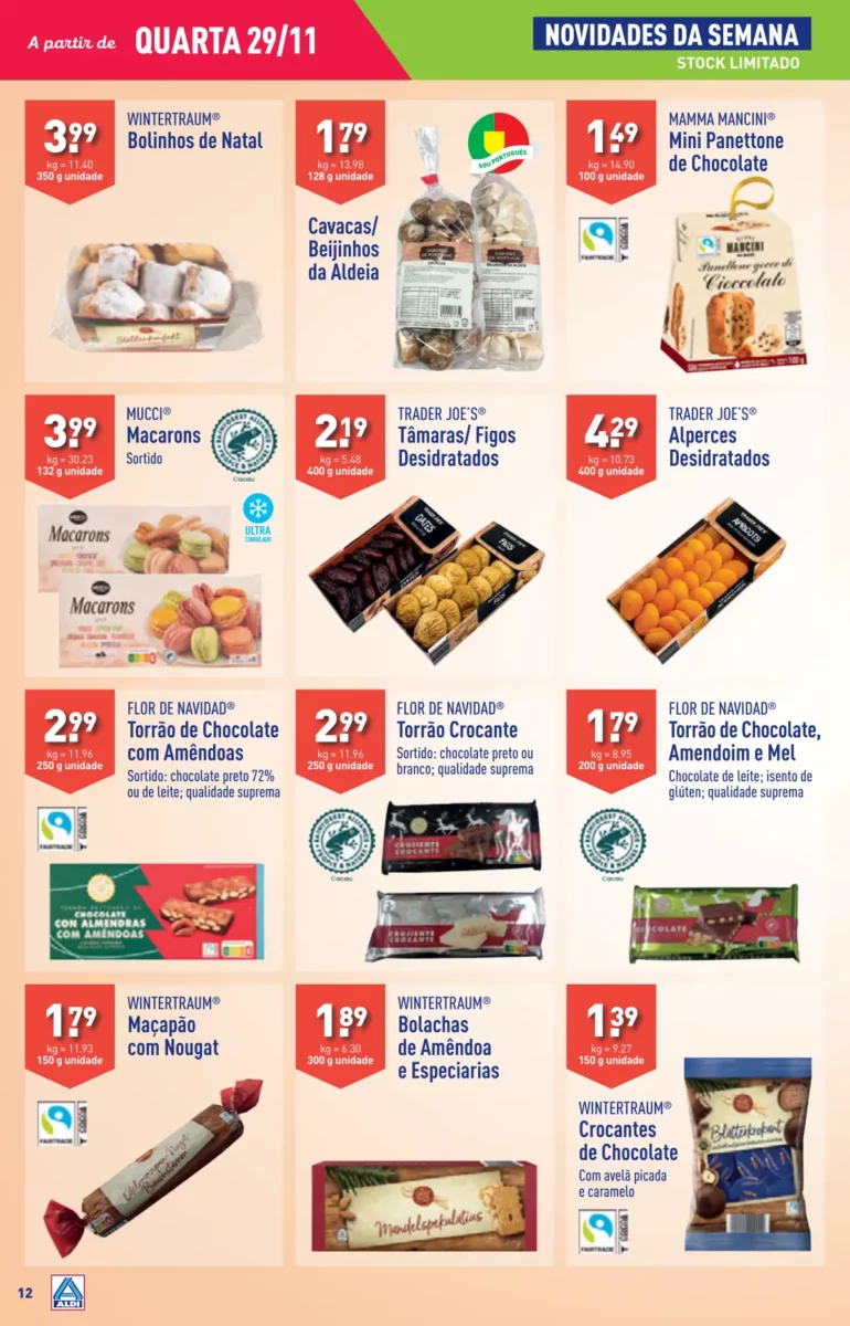 Antevis&atilde;o Folheto ALDI (29 novembro a 5 dezembro)