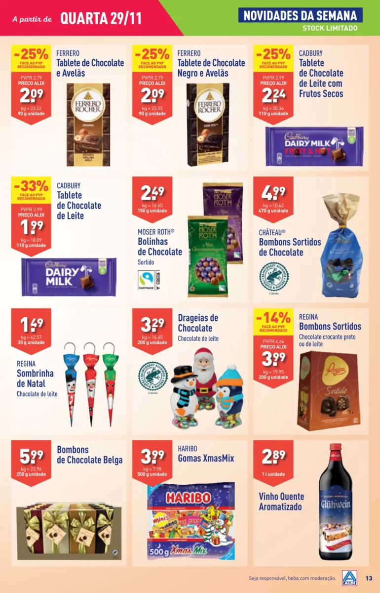 Antevis&atilde;o Folheto ALDI (29 novembro a 5 dezembro)