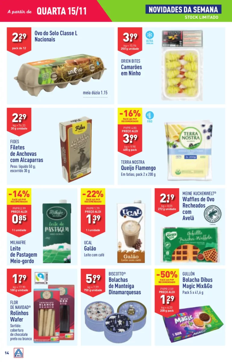 Antevis&atilde;o Folheto ALDI (15 a 21 novembro)