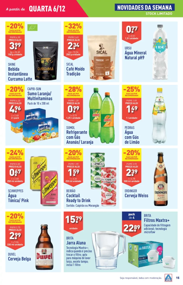 Antevis&atilde;o Folheto ALDI (6 a 12 dezembro)