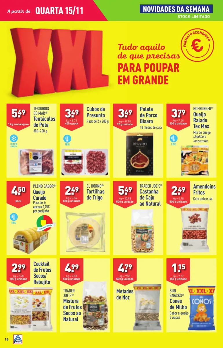 Antevis&atilde;o Folheto ALDI (15 a 21 novembro)