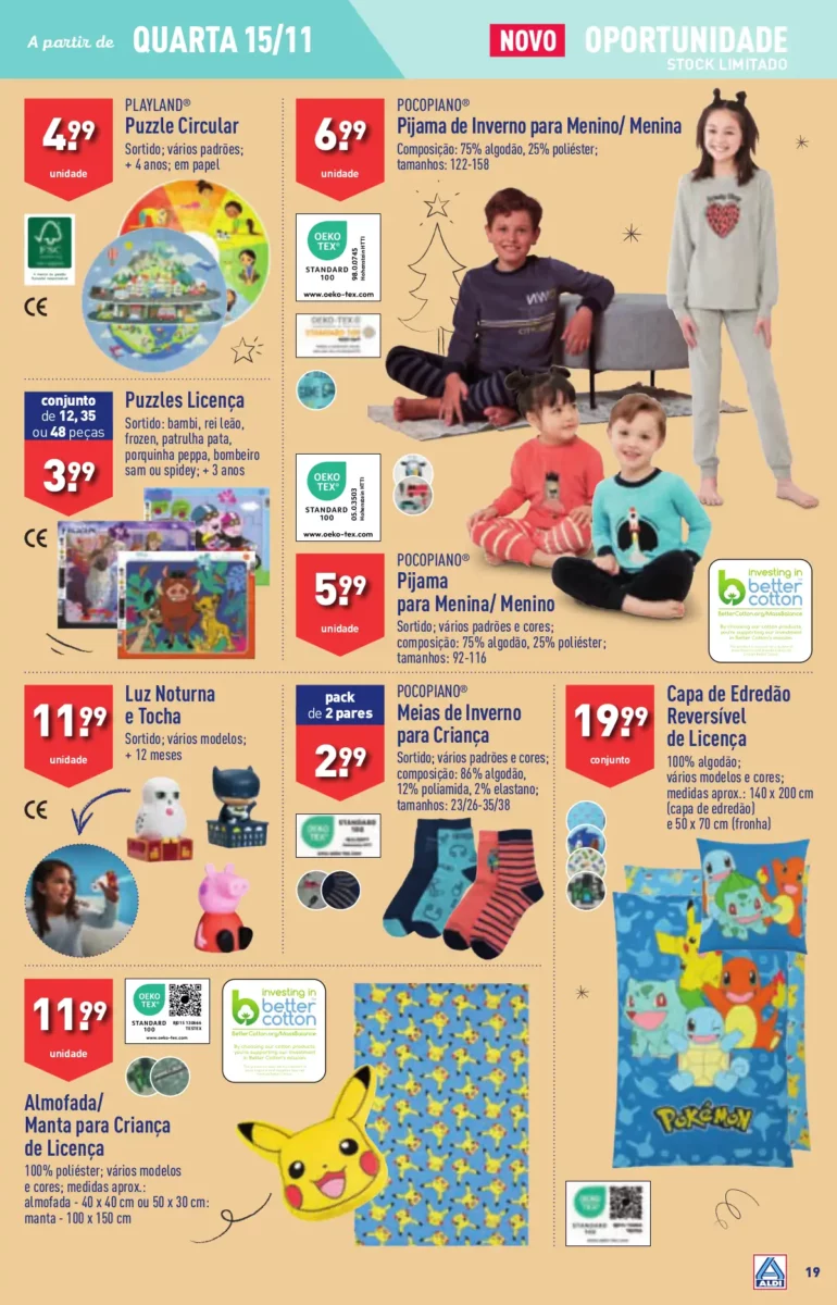 Antevis&atilde;o Folheto ALDI (15 a 21 novembro)
