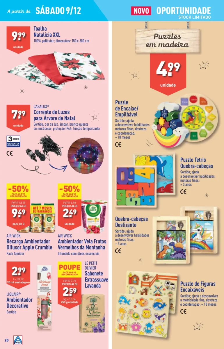 Antevis&atilde;o Folheto ALDI (6 a 12 dezembro)