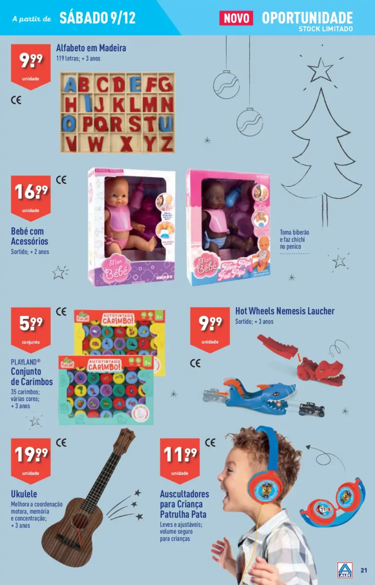 Antevis&atilde;o Folheto ALDI (6 a 12 dezembro)