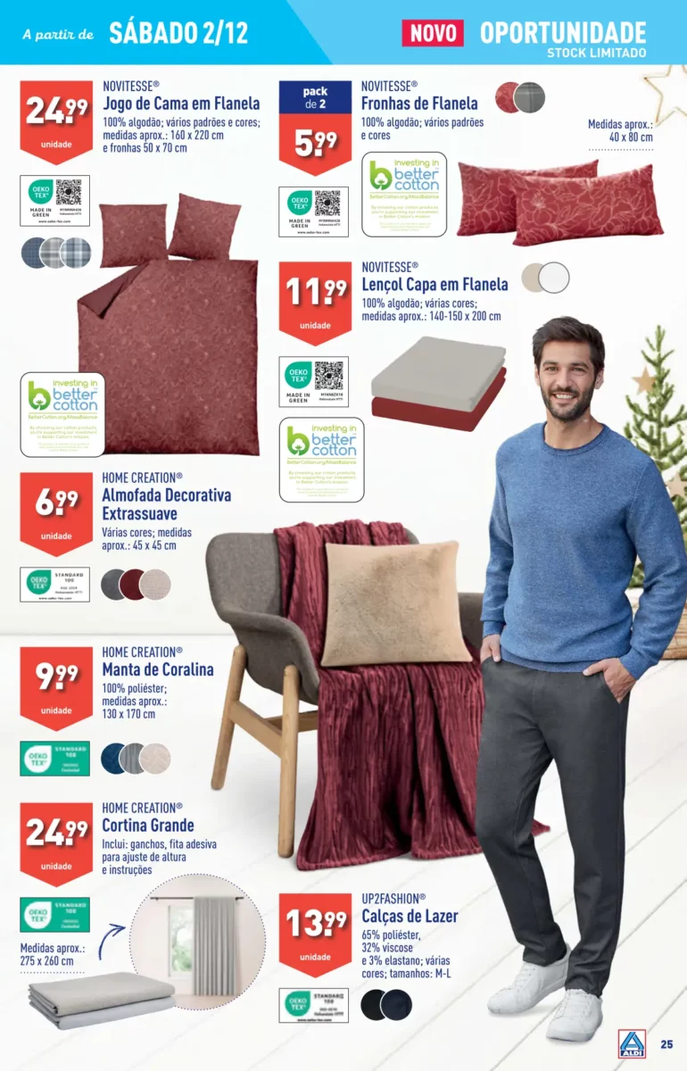 Antevis&atilde;o Folheto ALDI (29 novembro a 5 dezembro)