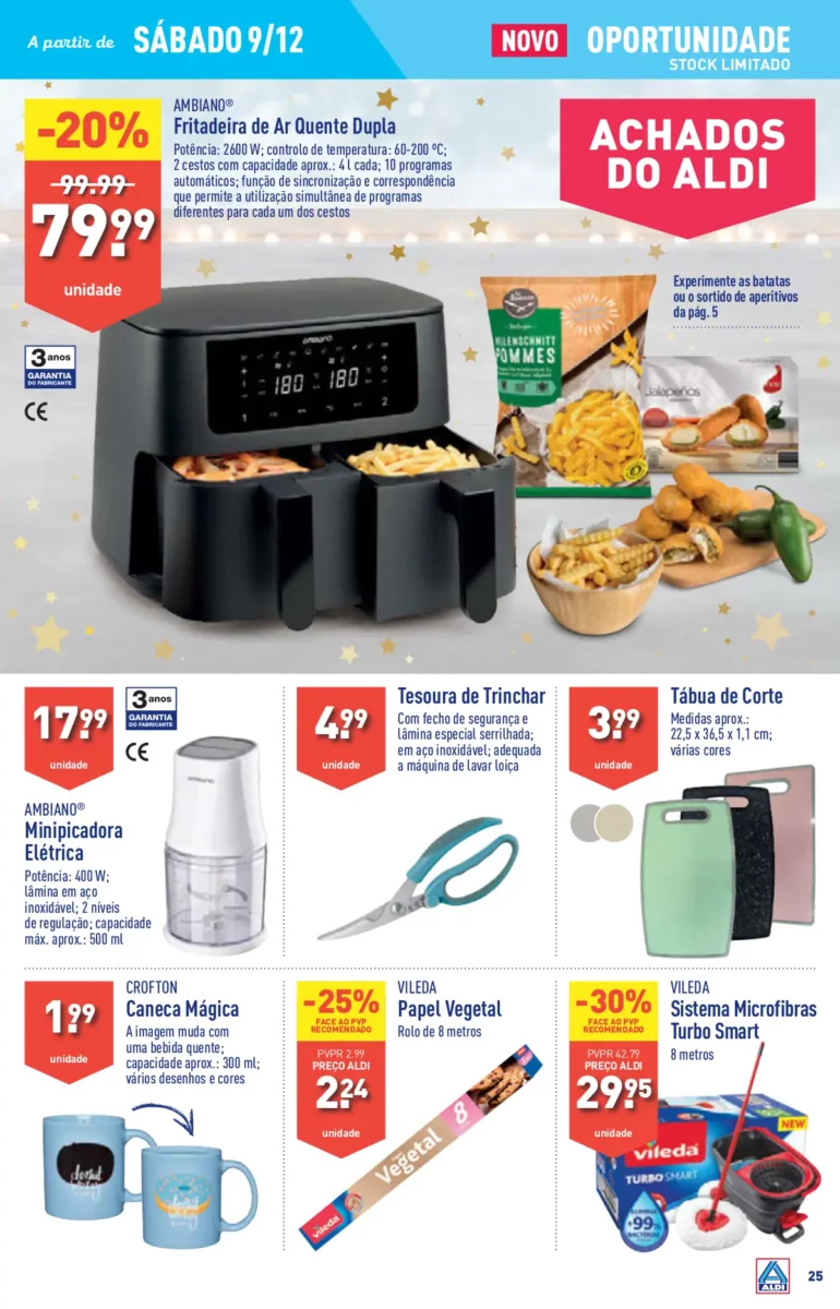 Antevis&atilde;o Folheto ALDI (6 a 12 dezembro)
