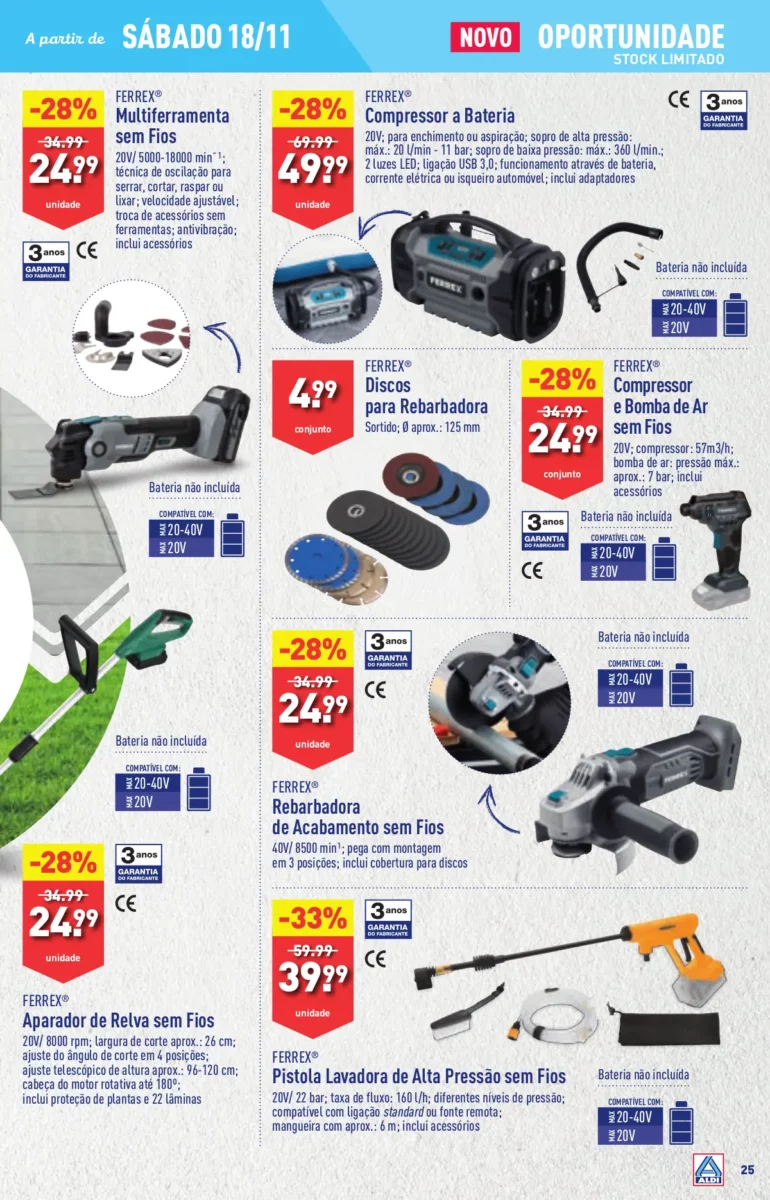 Antevis&atilde;o Folheto ALDI (15 a 21 novembro)