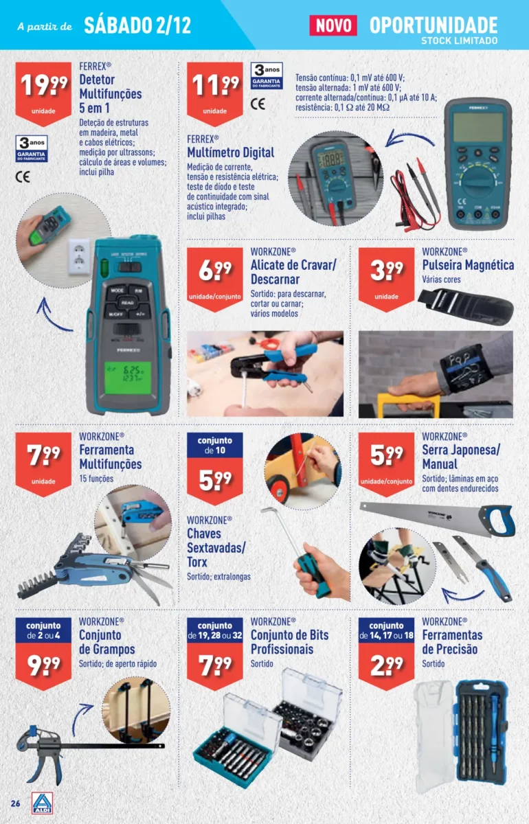 Antevis&atilde;o Folheto ALDI (29 novembro a 5 dezembro)