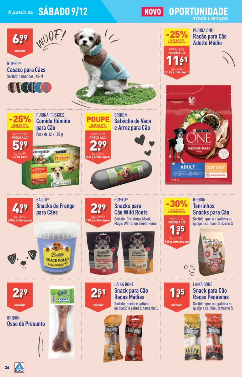 Antevis&atilde;o Folheto ALDI (6 a 12 dezembro)