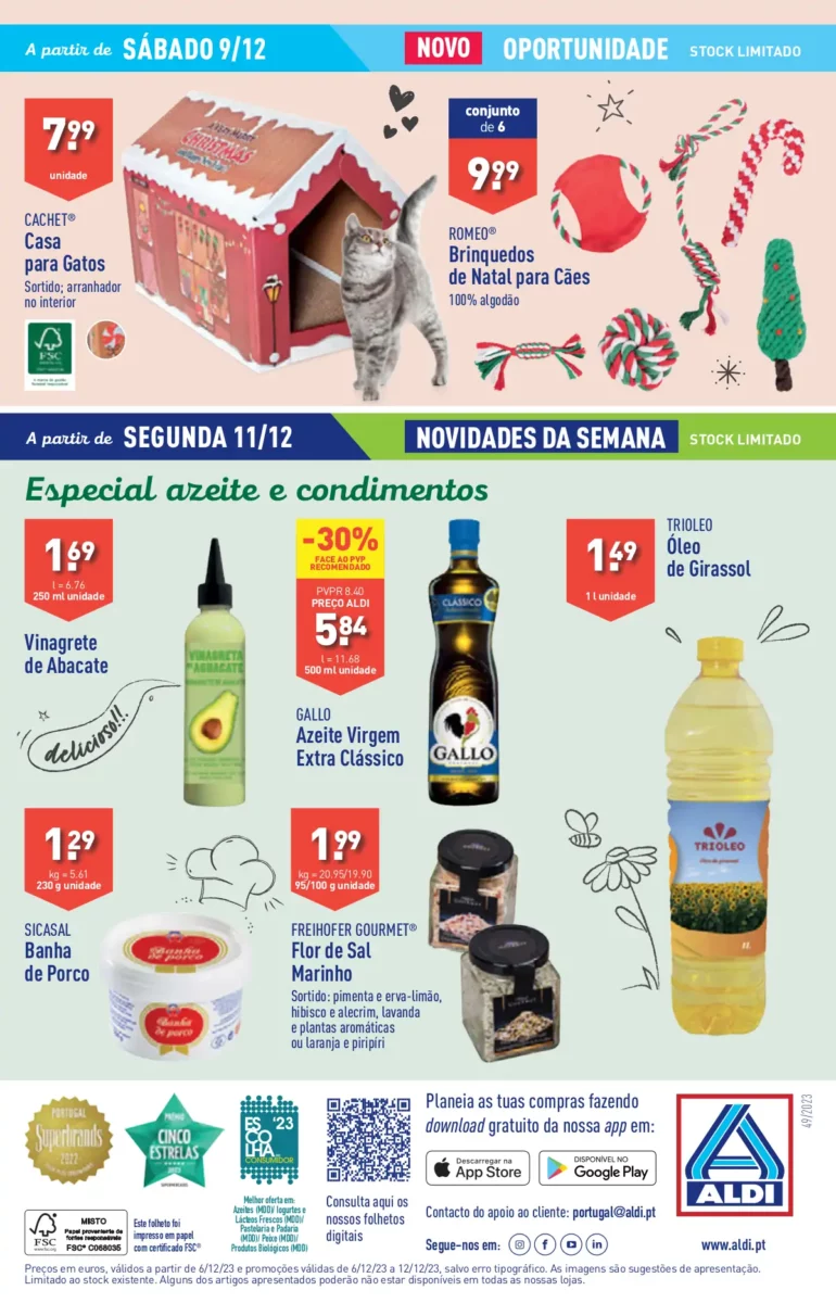 Antevis&atilde;o Folheto ALDI (6 a 12 dezembro)