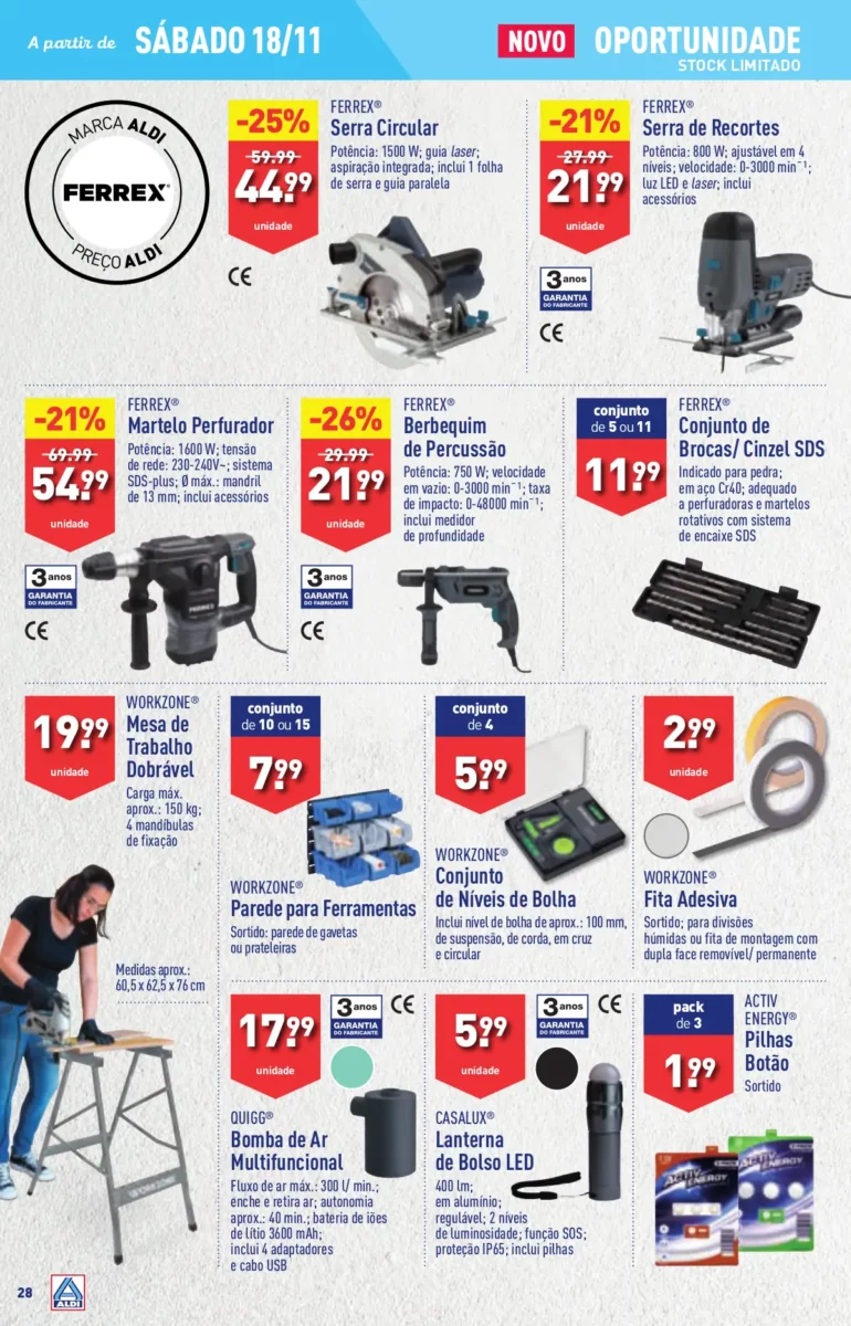 Antevis&atilde;o Folheto ALDI (15 a 21 novembro)