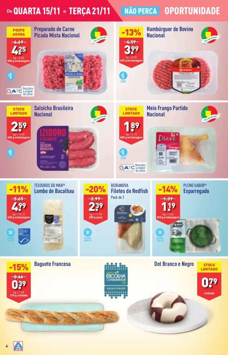 Antevis&atilde;o Folheto ALDI (15 a 21 novembro)