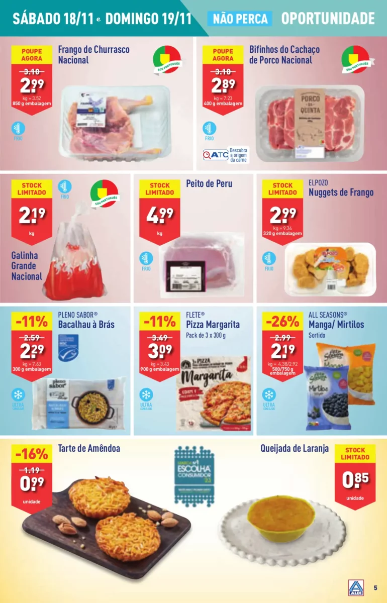 Antevis&atilde;o Folheto ALDI (15 a 21 novembro)