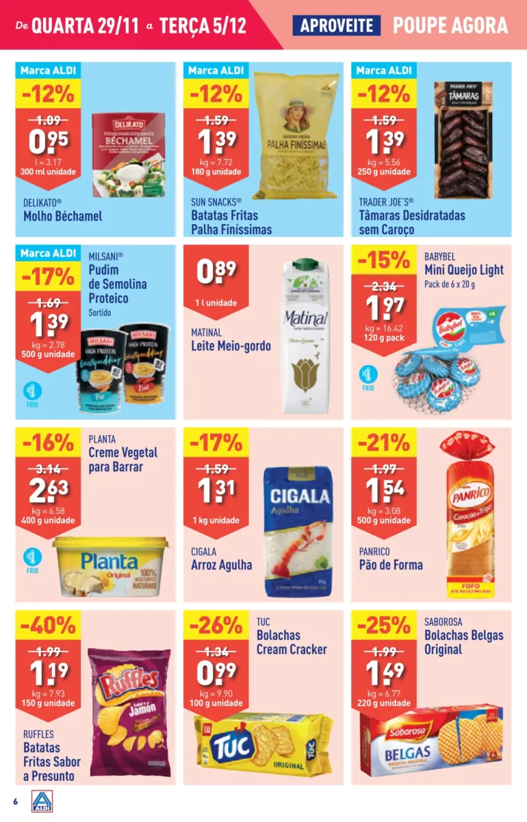 Antevis&atilde;o Folheto ALDI (29 novembro a 5 dezembro)