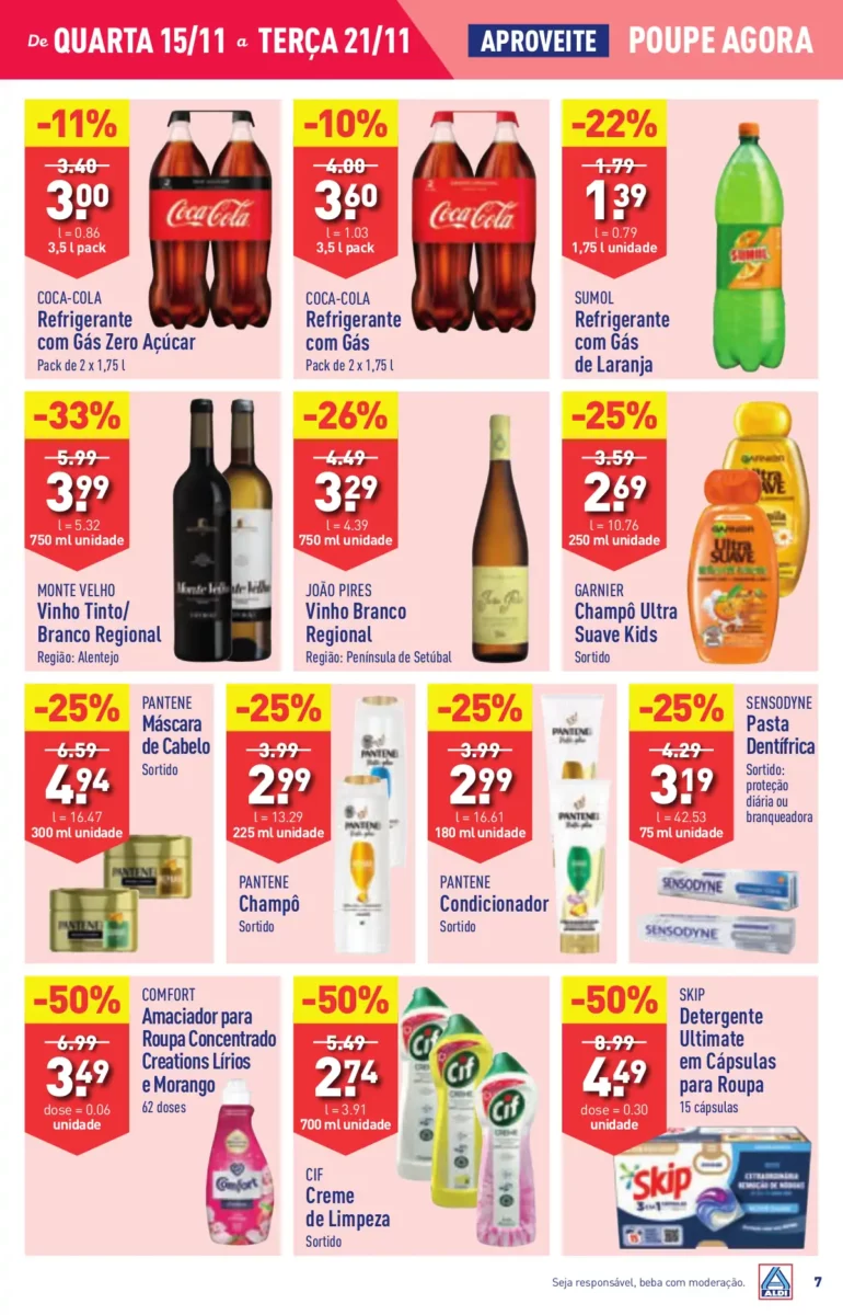 Antevis&atilde;o Folheto ALDI (15 a 21 novembro)