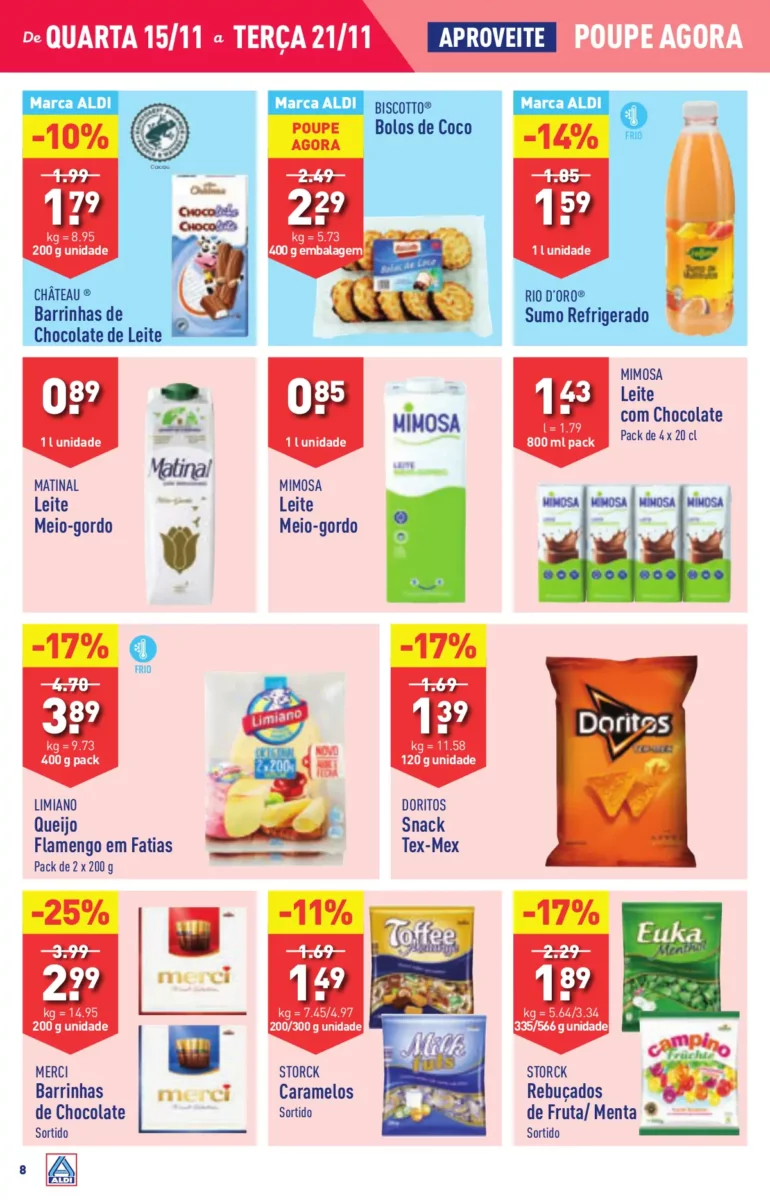 Antevis&atilde;o Folheto ALDI (15 a 21 novembro)