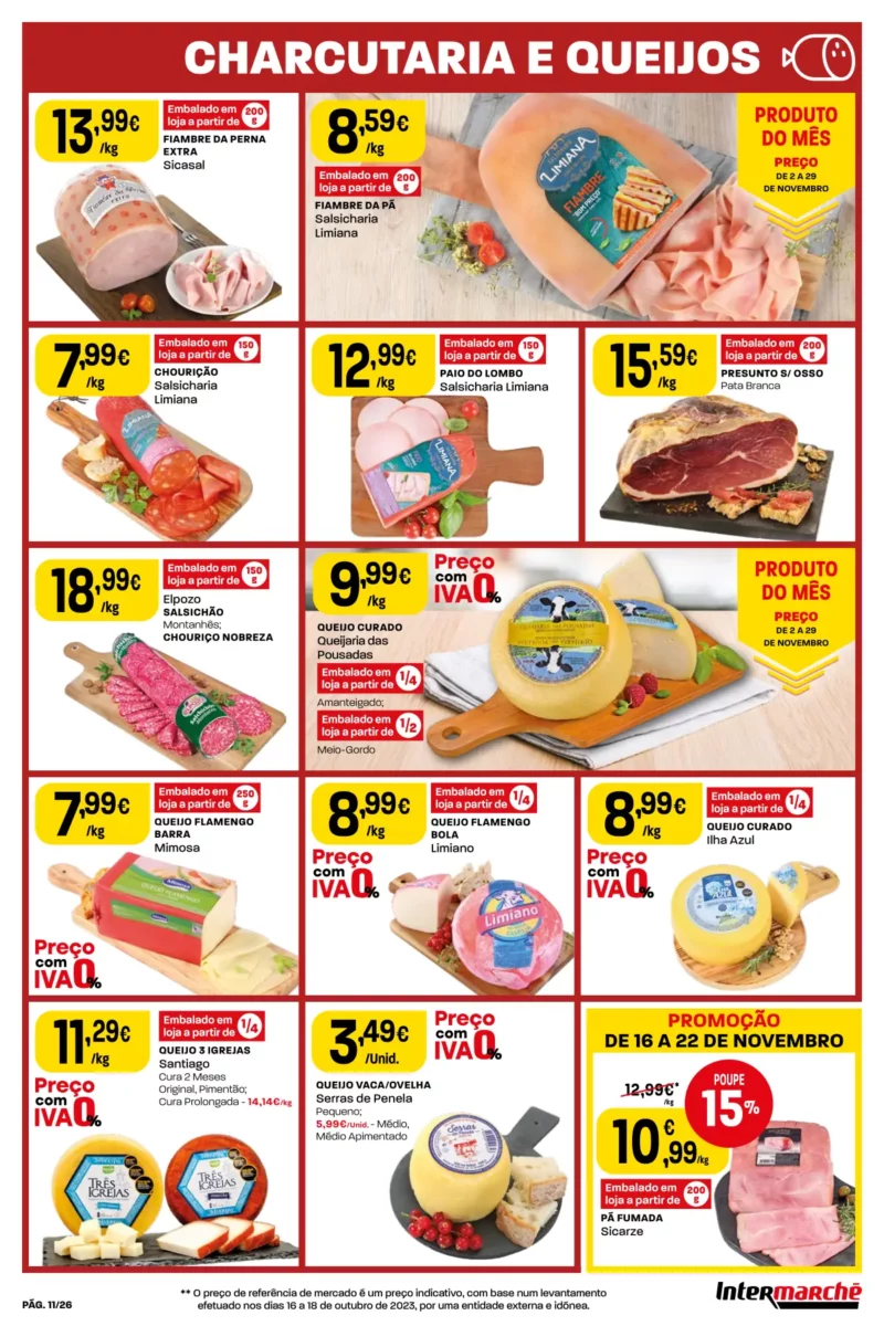 Antevis&atilde;o Folheto Intermarch&eacute; (16 a 22 novembro)