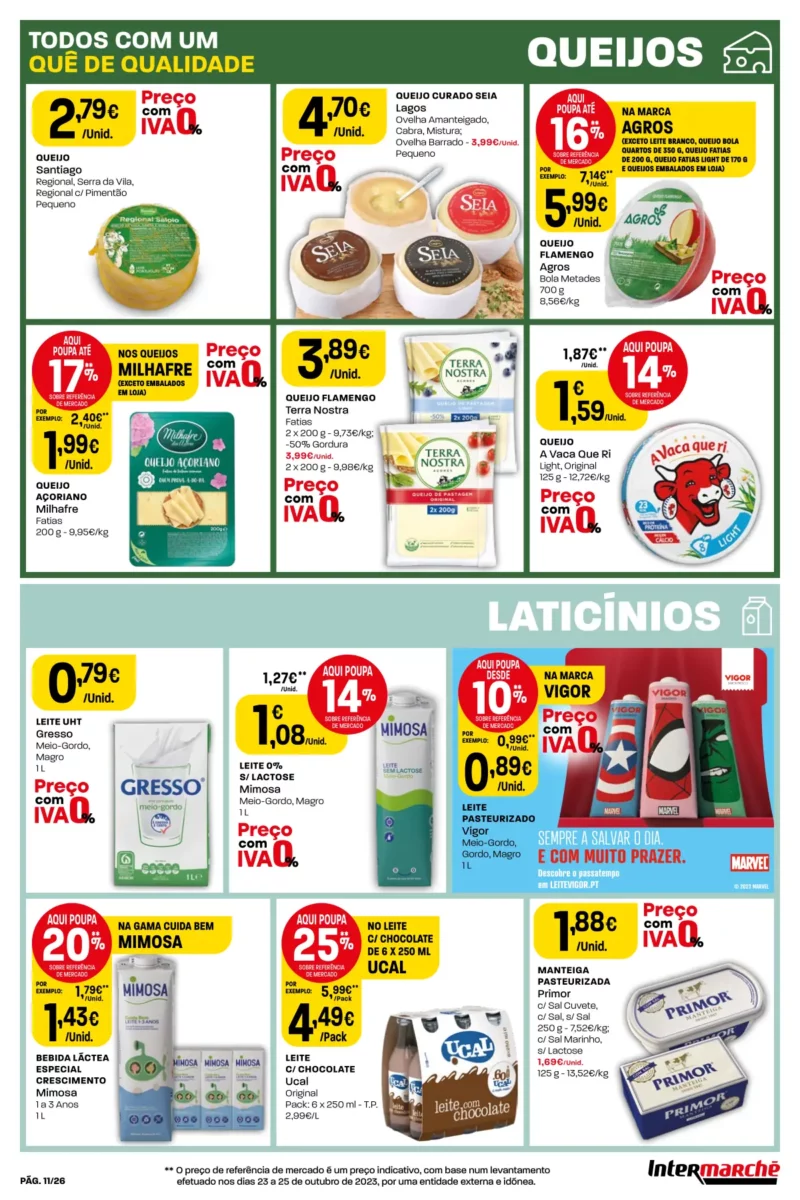 Antevis&atilde;o Folheto Intermarch&eacute; (23 a 29 novembro)