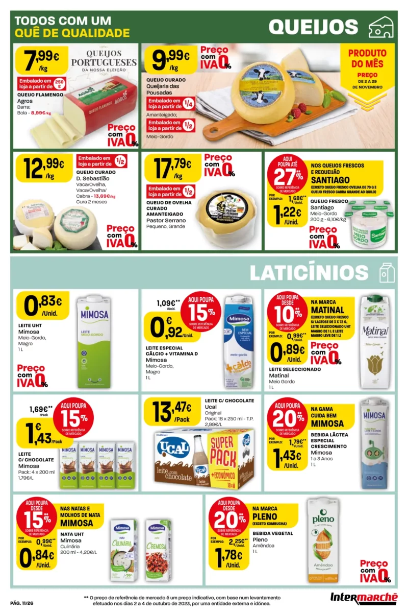 Antevis&atilde;o Folheto Intermarch&eacute; (2 a 8 novembro)