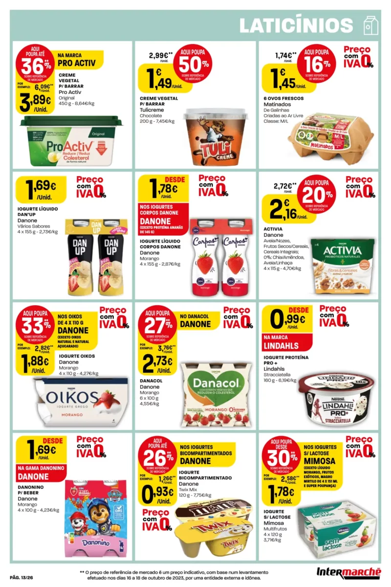 Antevis&atilde;o Folheto Intermarch&eacute; (16 a 22 novembro)