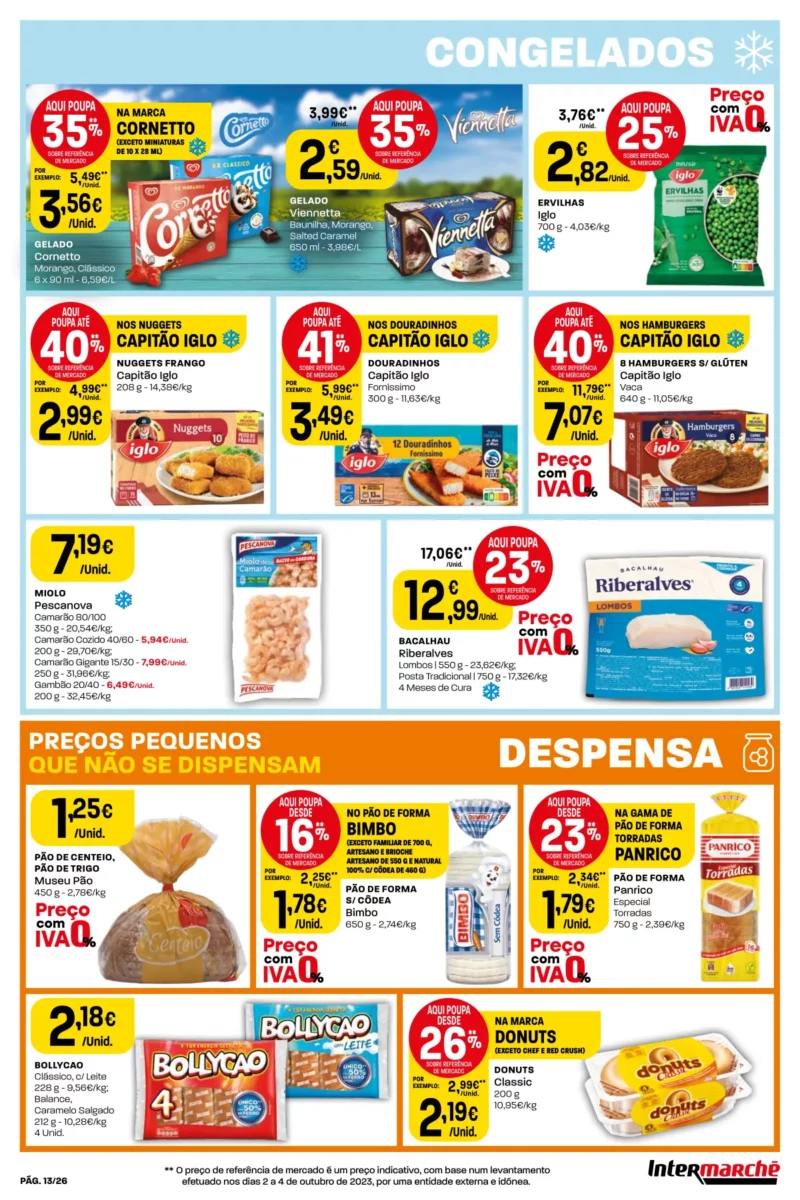 Antevis&atilde;o Folheto Intermarch&eacute; (2 a 8 novembro)