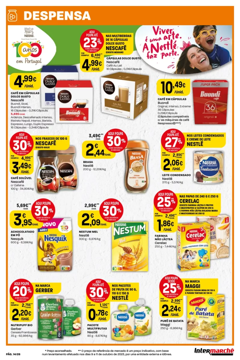 Antevis&atilde;o Folheto Intermarch&eacute; (9 a 15 novembro)