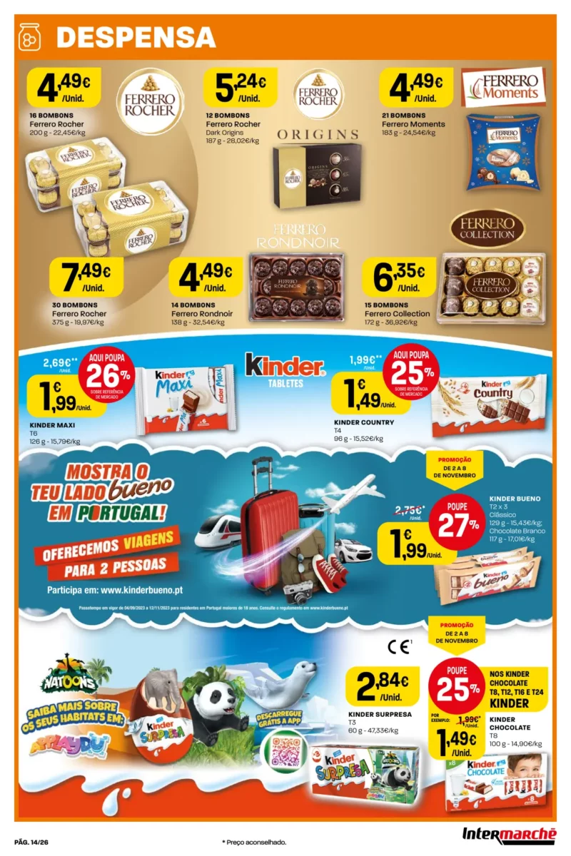 Antevis&atilde;o Folheto Intermarch&eacute; (2 a 8 novembro)