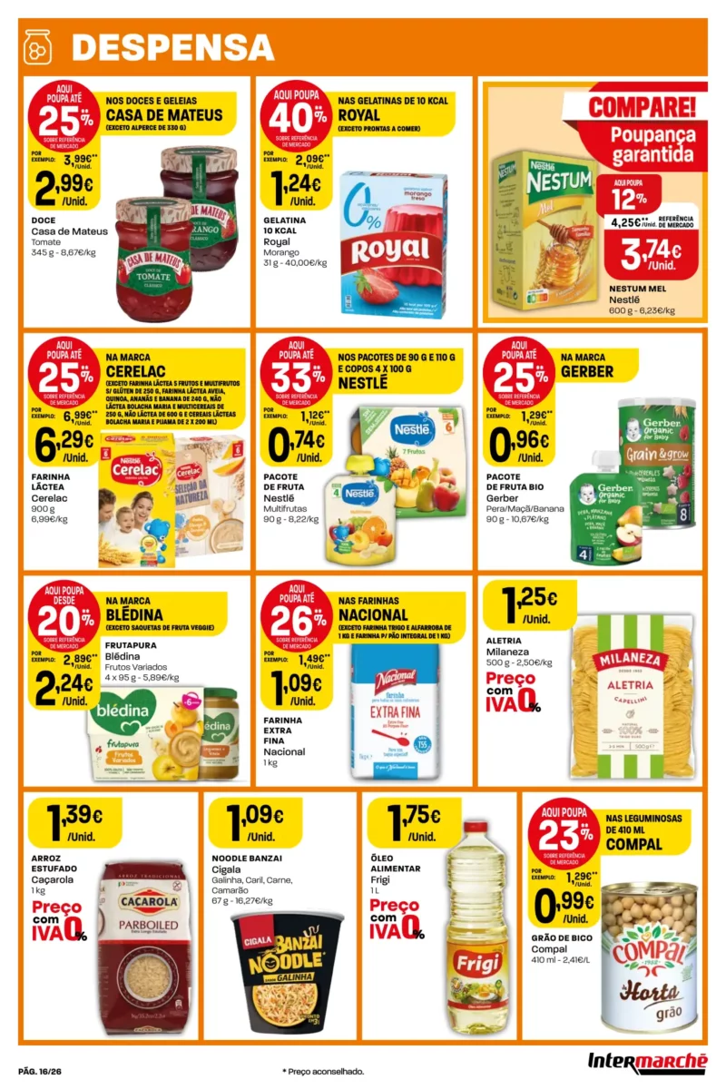 Antevis&atilde;o Folheto Intermarch&eacute; (23 a 29 novembro)