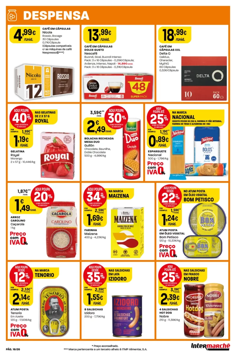 Antevis&atilde;o Folheto Intermarch&eacute; (2 a 8 novembro)