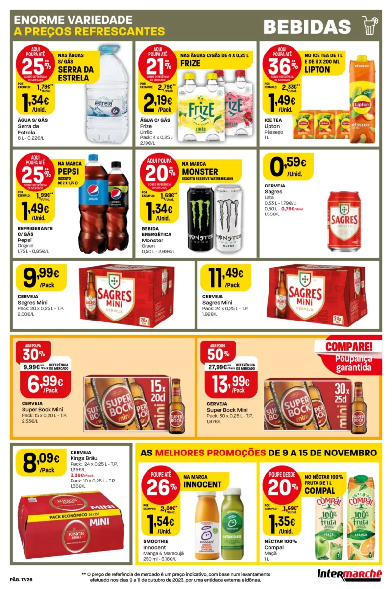 Antevis&atilde;o Folheto Intermarch&eacute; (9 a 15 novembro)